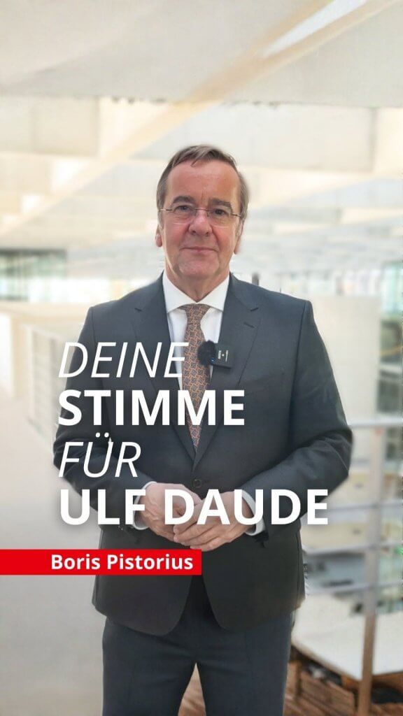 „Tolle Power für Kiel!“ – Danke, Boris Pistorius!